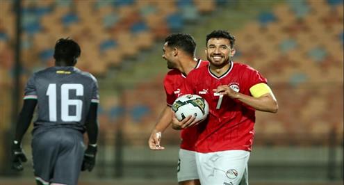 هدف منتخب مصر الثالث أمام جنوب السودان (تريزيجيه)