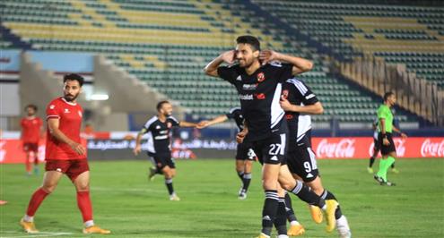 أول هدف لطاهر مع الأهلي في الدوري أمام حرس الحدود