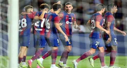 أهداف مباراة برشلونة وتوتنهام