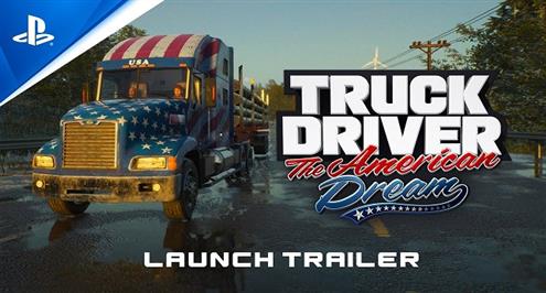 عرض إطلاق لعبة Truck Driver: The American Dream