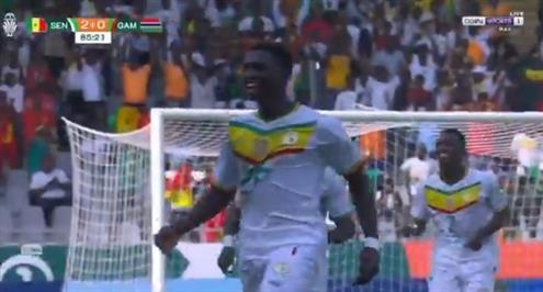 هدف السنغال الثالث أمام جامبيا (لامين كامارا)