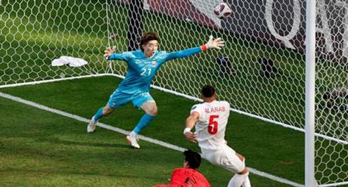هدف الأردن الأول أمام كوريا الجنوبية