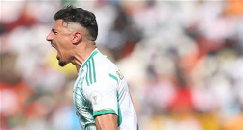هدف الجزائر الأول أمام بوركينا فاسو