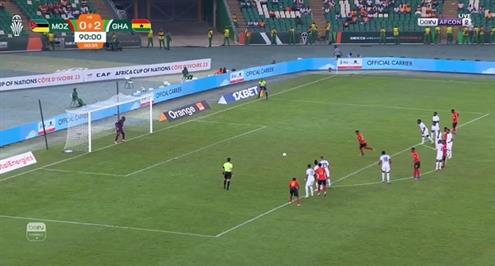 هدف موزمبيق الأول أمام غانا (جيني كاتامو)