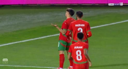 هدف المغرب الأول أمام ليسوتو (إبراهيم دياز)