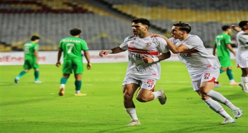 ملخص مباراة الزمالك والمصري 