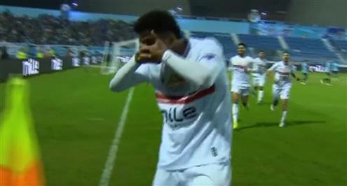 هدف الزمالك الرابع أمام غزل المحلة (حسام عبد المجيد)