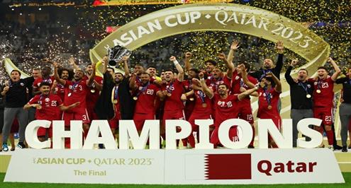 شاهد تتويج منتخب قطر بطلا لكأس آسيا 2023
