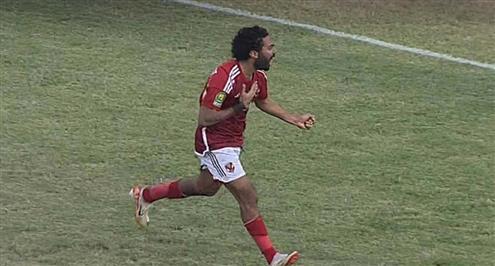 هدف الأهلي الأول أمام ميدياما (حسين الشحات)