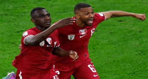 هدف قطر الثالث أمام إيران (المعز علي)