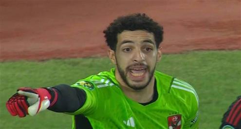 تسديدة لاعب سيمبا وتصدي من مصطفى شوبير