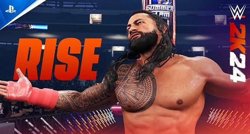 عرض مود Become A Champion In MyRISE في لعبة WWE2K24