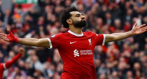 هدف رائع.. محمد صلاح يسجل هدف ليفربول الثاني أمام برايتون