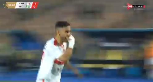 هدف الزمالك الثاني أمام الاتحاد السكندري (ناصر ماهر)