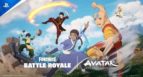 عرض أسلوب اللعب لتعاون Fortnite x Avatar: Elements