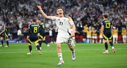 هدف ألمانيا الأول أمام إسكتلندا (فلوريان فيرتز)
