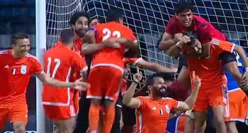 فرحة لاعبي أبوقير للأسمدة بالفوز على الاتحاد في كأس مصر