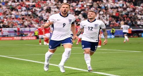 هدف إنجلترا الأول أمام الدنمارك (هاري كين)