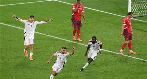 فولكروج يهدي ألمانيا هدفاً ثميناً أمام سويسرا