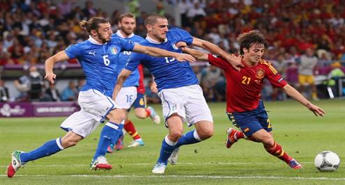 ملخص مباراة إسبانيا وإيطاليا في نهائي يورو 2012