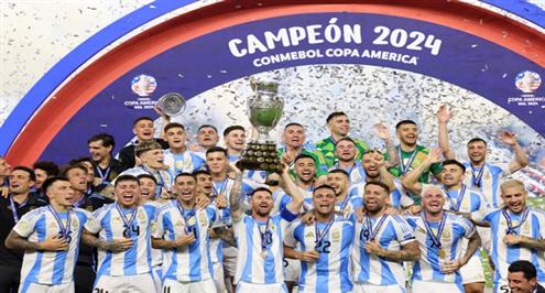 تتويج منتخب الأرجنتين ببطولة كوبا أمريكا
