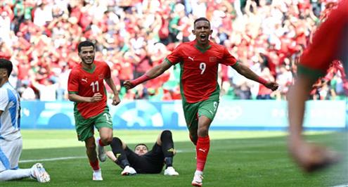 هدف المغرب الأولمبي الأول أمام الأرجنتين (سفيان رحيمي)