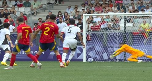 القائم يحرم إسبانيا من تسجيل الهدف الأول أمام مصر 