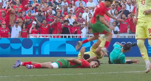 تبديل اضطراري لحكم مباراة المغرب وإسبانيا بسبب الإصابة	