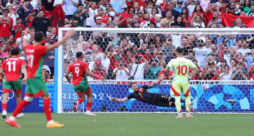 هدف المغرب الأول أمام إسبانيا ( سفيان رحيمي)