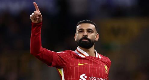 ملخص لمسات وهدف محمد صلاح أمام وولفرهامبتون