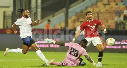 هدف منتخب مصر الثاني أمام كاب فيردي (عمر مرموش)