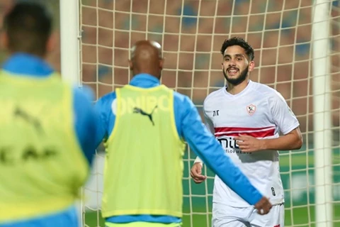 هدف الزمالك الثاني أمام بلاك بولز (حسام أشرف)