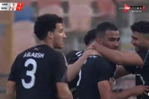 هدف الجونة الأول أمام الزمالك (أحمد حسام)