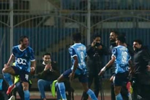 هدف بيراميدز الثالث أمام الزمالك (إبراهيم عادل)