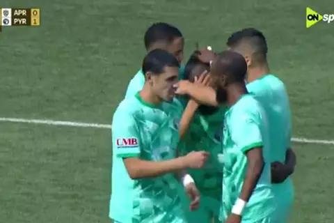 هدف بيراميدز الأول أمام الجيش الرواندي (فيستون ماييلي)