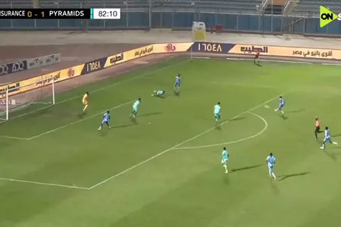 هدف التأمين الإثيوبي الأول أمام بيراميدز