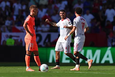 هدف إشبيلية الثاني أمام برشلونة