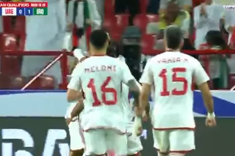 هدف الإمارات أمام العراق (لوان بيريرا)