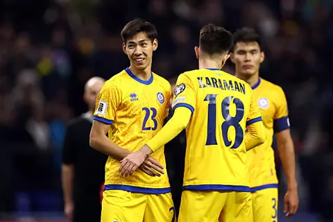 هدف كازاخستان أمام بلجيكا