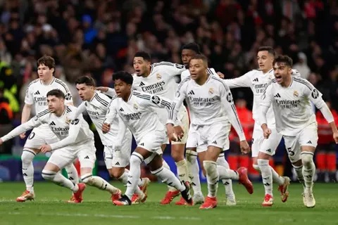 ركلات الترجيح لمباراة أتلتيكو مدريد وريال مدريد