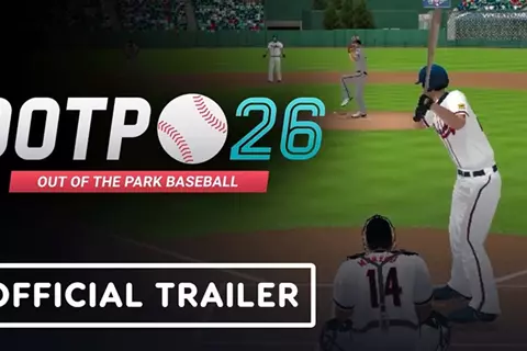 عرض إطلاق لعبة Out of the Park Baseball 26