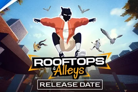 عرض الباركور في لعبة Rooftops & Alleys