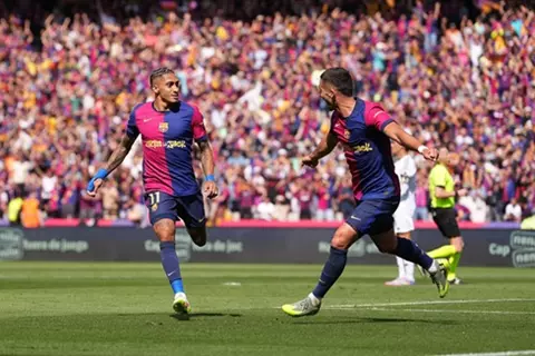 هدف برشلونة الرابع أمام ريال مدريد (رافينيا)