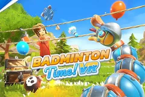 عرض لعبة الواقع الافتراضي Badminton VR Time
