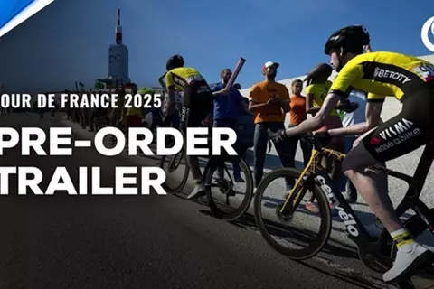 عرض الطلب المسبق للعبة الدراجات Tour de France 2025