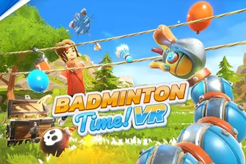 عرض لعبة الواقع الافتراضي Badminton Time