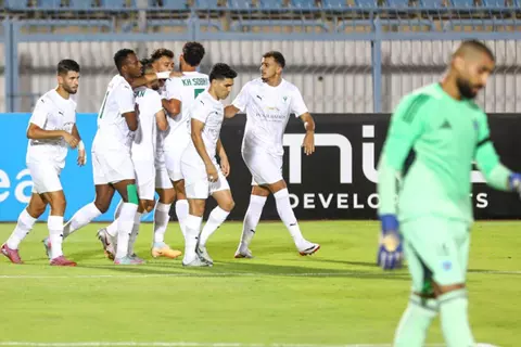 أهداف مباراة المصري وغزل المحلة