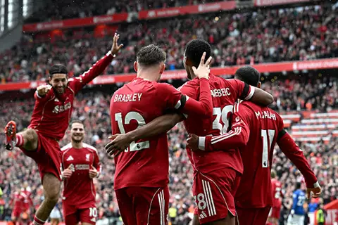 أهداف مباراة ليفربول وإيفرتون