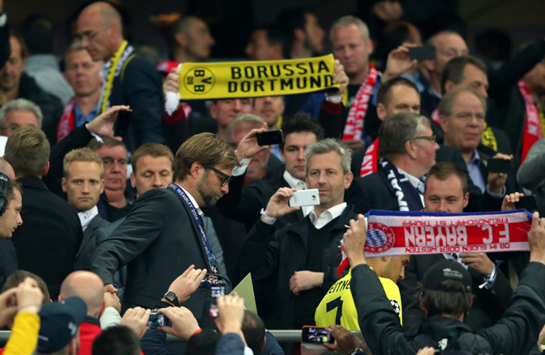  احتفال لاعبي بايرن بالفوز بلقب بطل أوروبا 