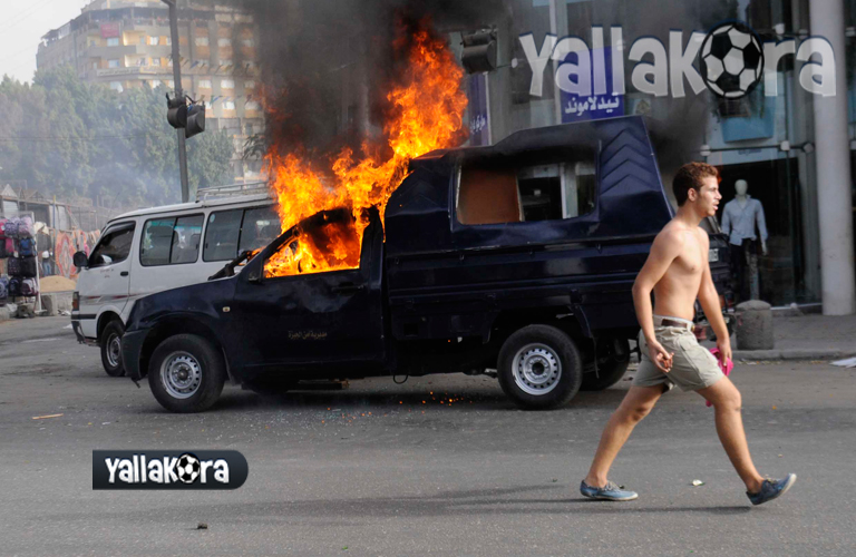 حرائق وفوضى فى اقتحام الوايت نايتس